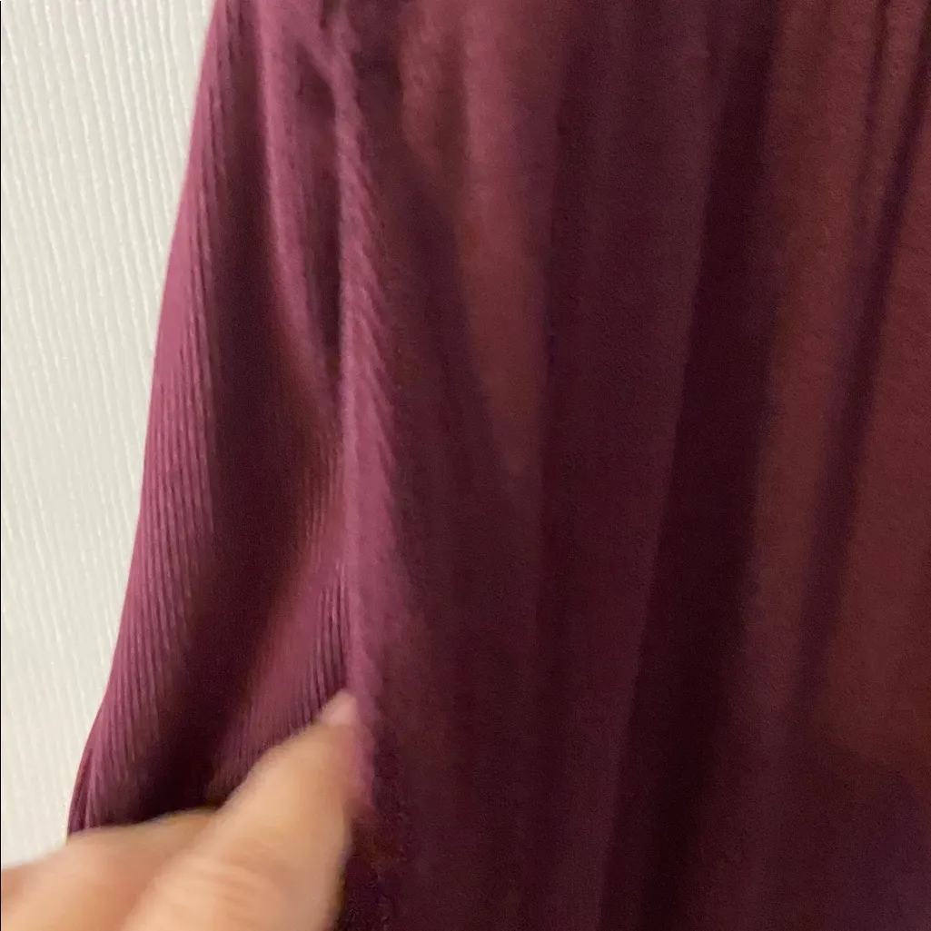 Elegant Plum Jumpsuit size L brand new two front pockets bust 34” inseam 24” Purple Size L - Image 5