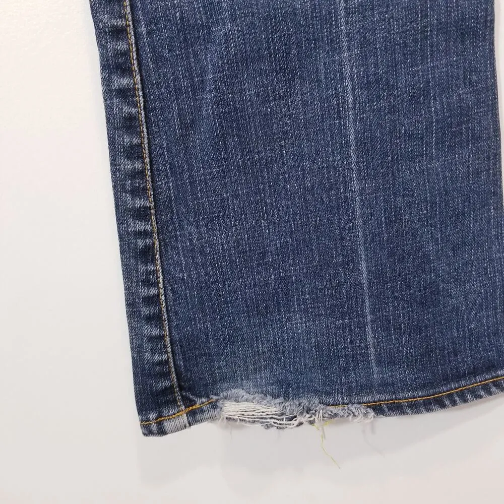 Adriano Goldschmied Jeans Low Rise Bootcut Blue Denim - Image 6