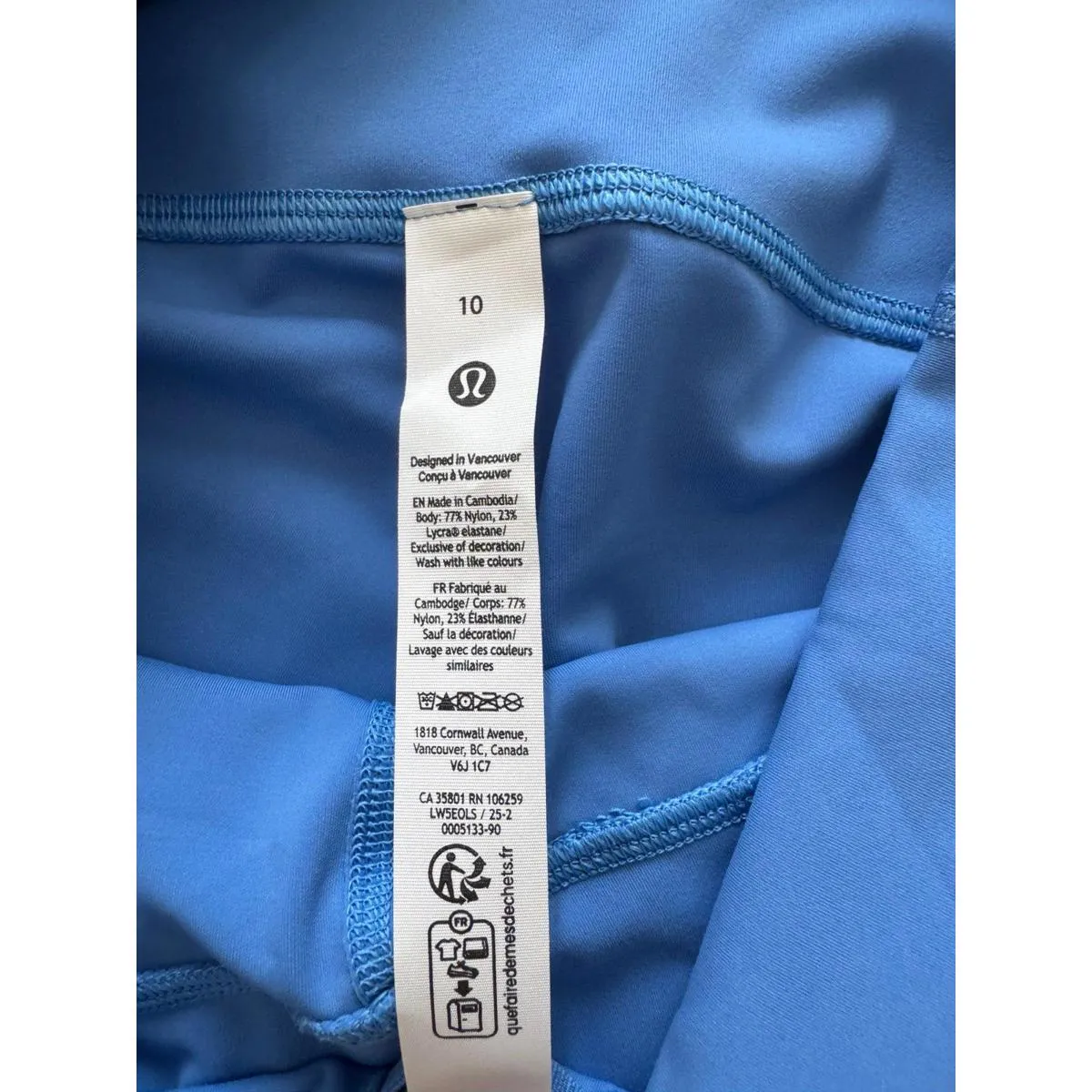 Lululemon Wunder Train High Rise 28” Pool Party Size 10 NWT - Image 6