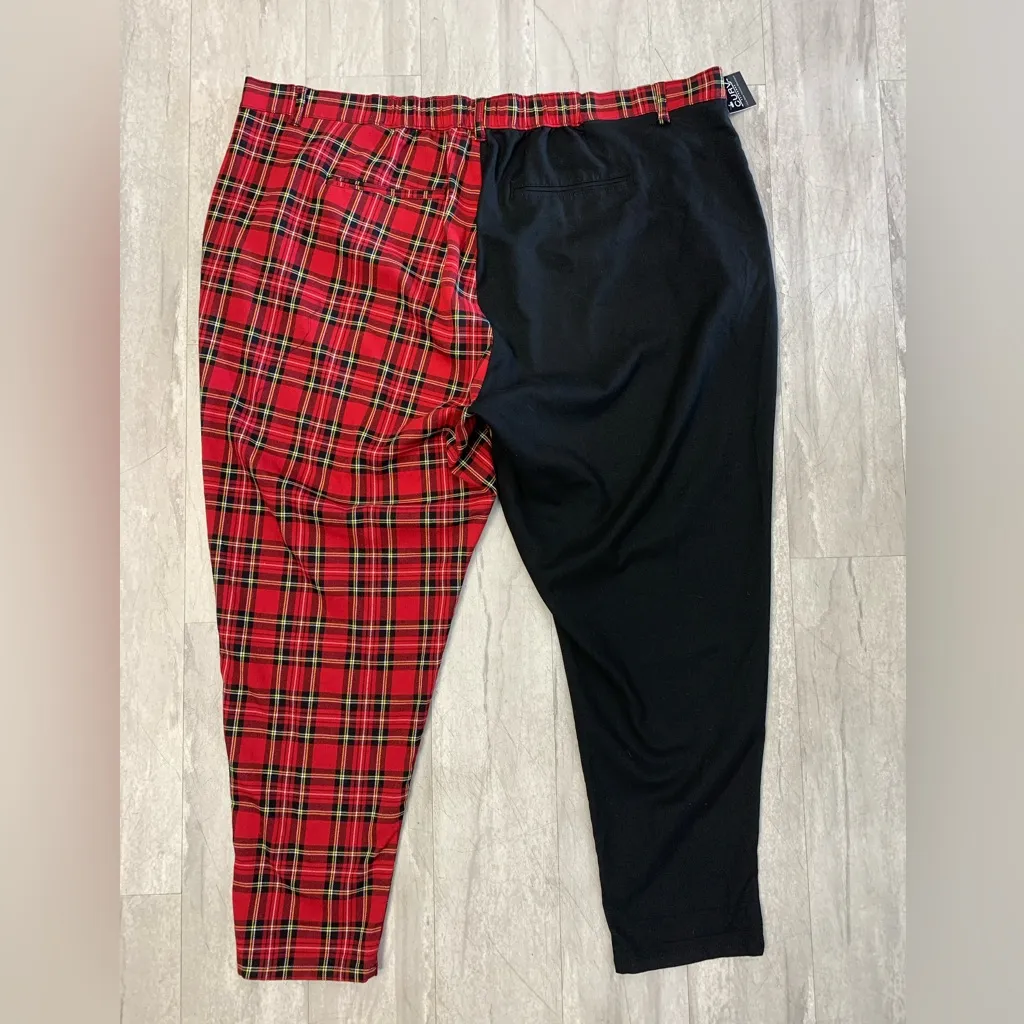 Hot Topic Plaid Split Pants Size 26 - Image 3