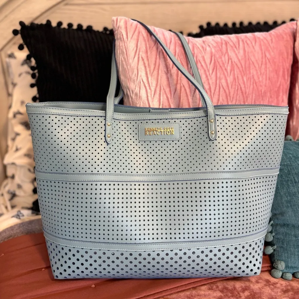 Kenneth Cole Reaction Blue Large Tote Bag - Image 2