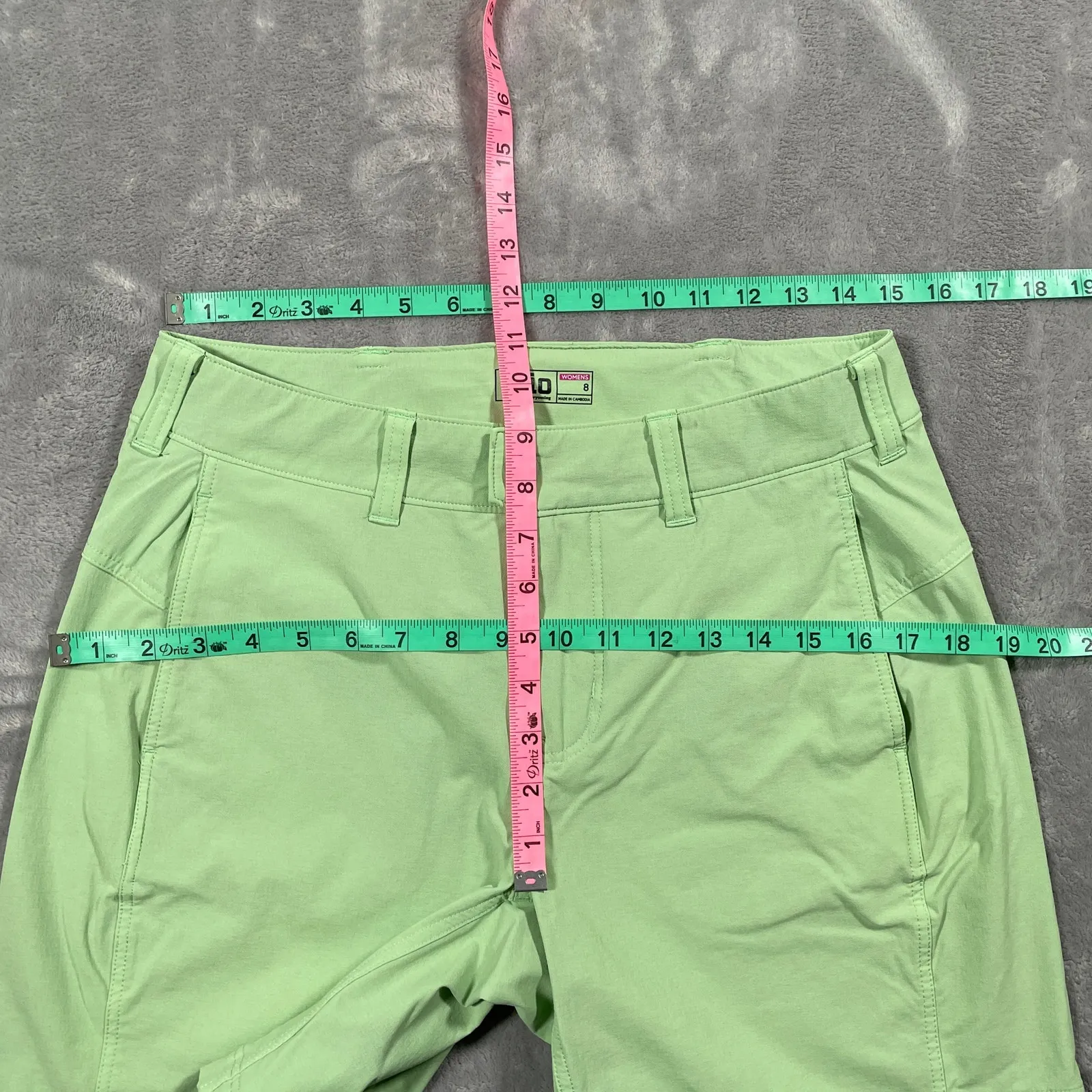 Stio Whiparound Short 8 Green Stretch Outdoor Hiking Mountain Biking Cycling - Image 10