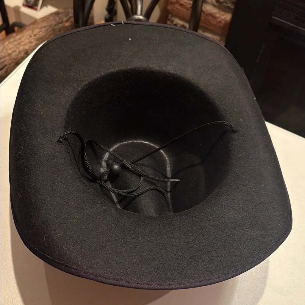 Black Cowboy Hat - Image 3