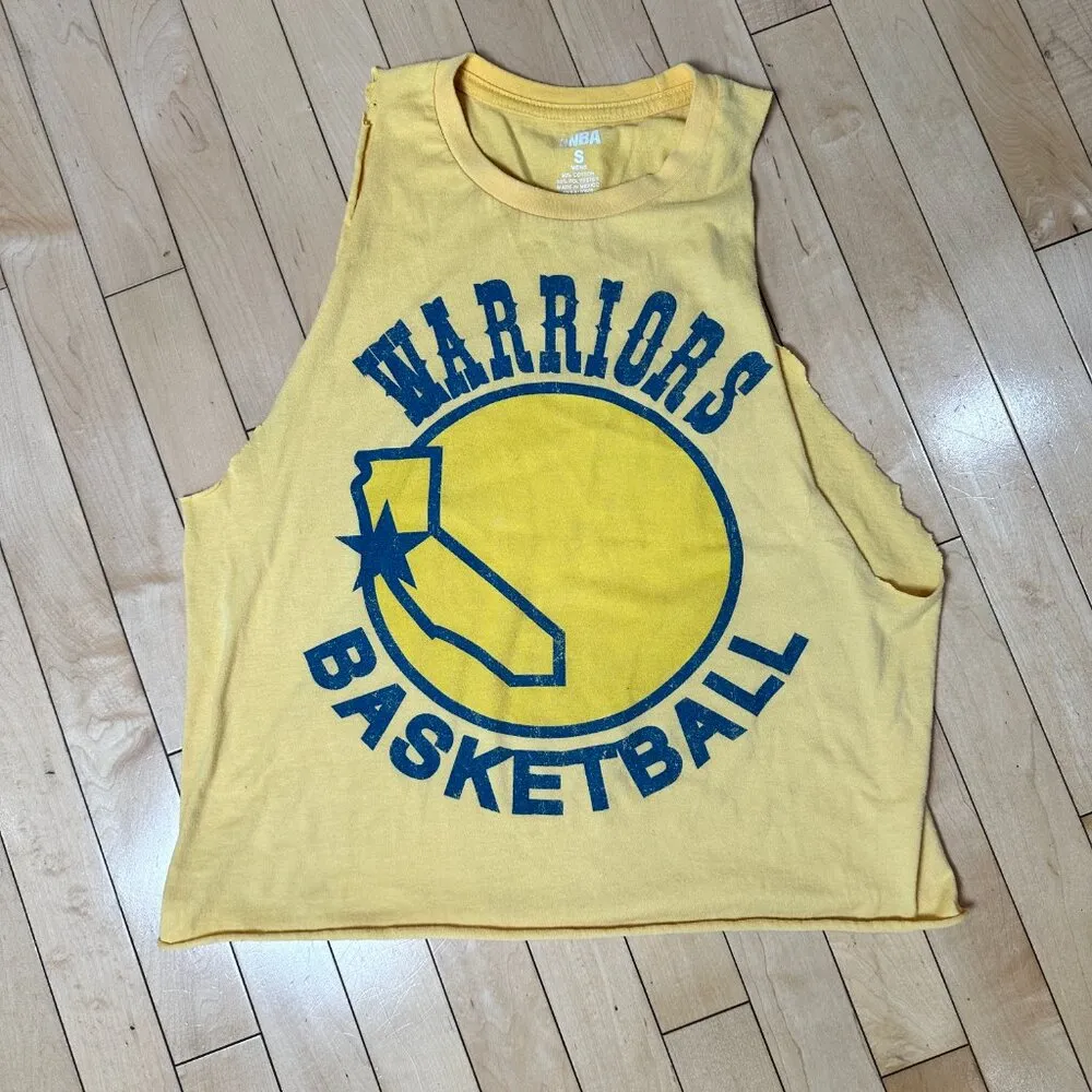 NBA GSW Golden State Warriors Basketball Oversize Muscle Tank Tee Size Small - Image 3