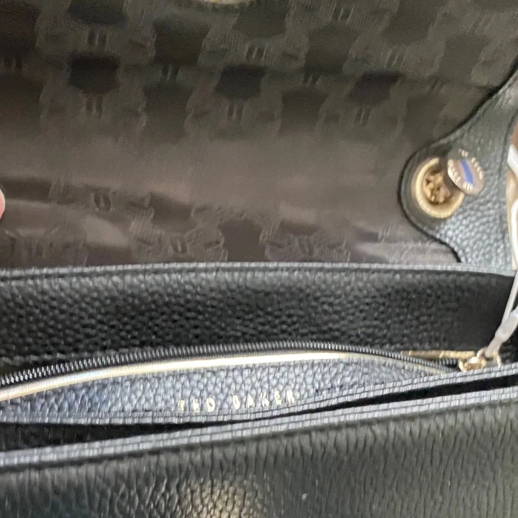 Ted Baker Luccie Leopard Circle Lock Crossbody Bag - Image 9