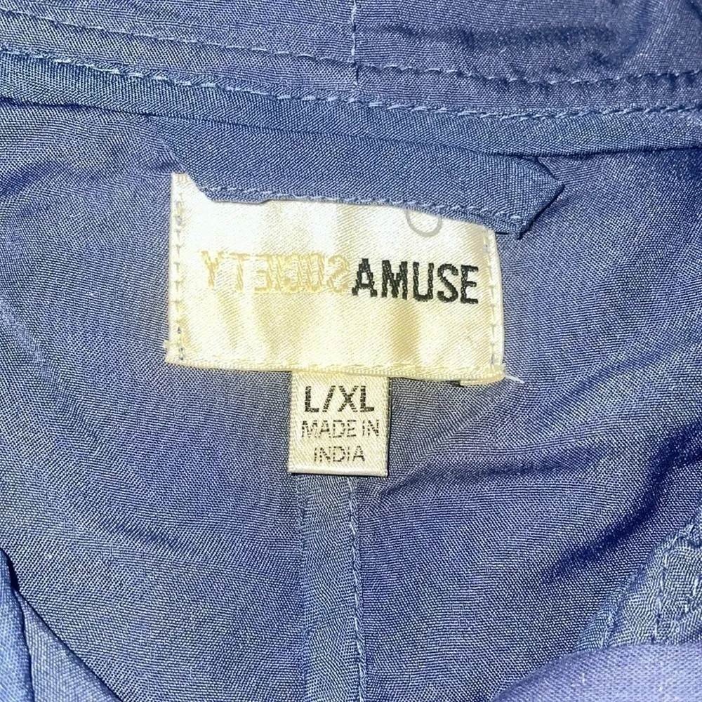 Amuse Society 🌴 The Sea Breeze Lightweight Cotton Quilted Jacket L/XL NWT - Image 4