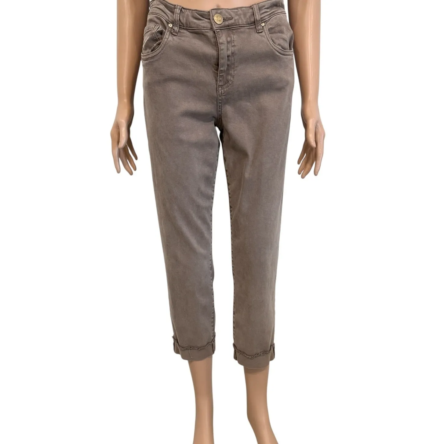 Kut from the Kloth Amy 8 crop straight leg pants jean J2 2960 - Image 12