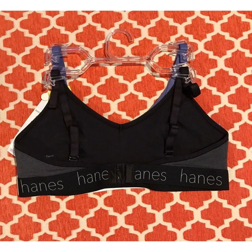 Women's Original Triangle Bralette Breathable Stretch Cotton Bras, 2-Pack - Image 4