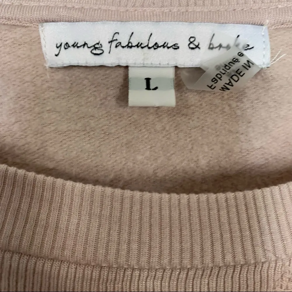 Young Fabulous And Broke Sweater Size Large - Image 4