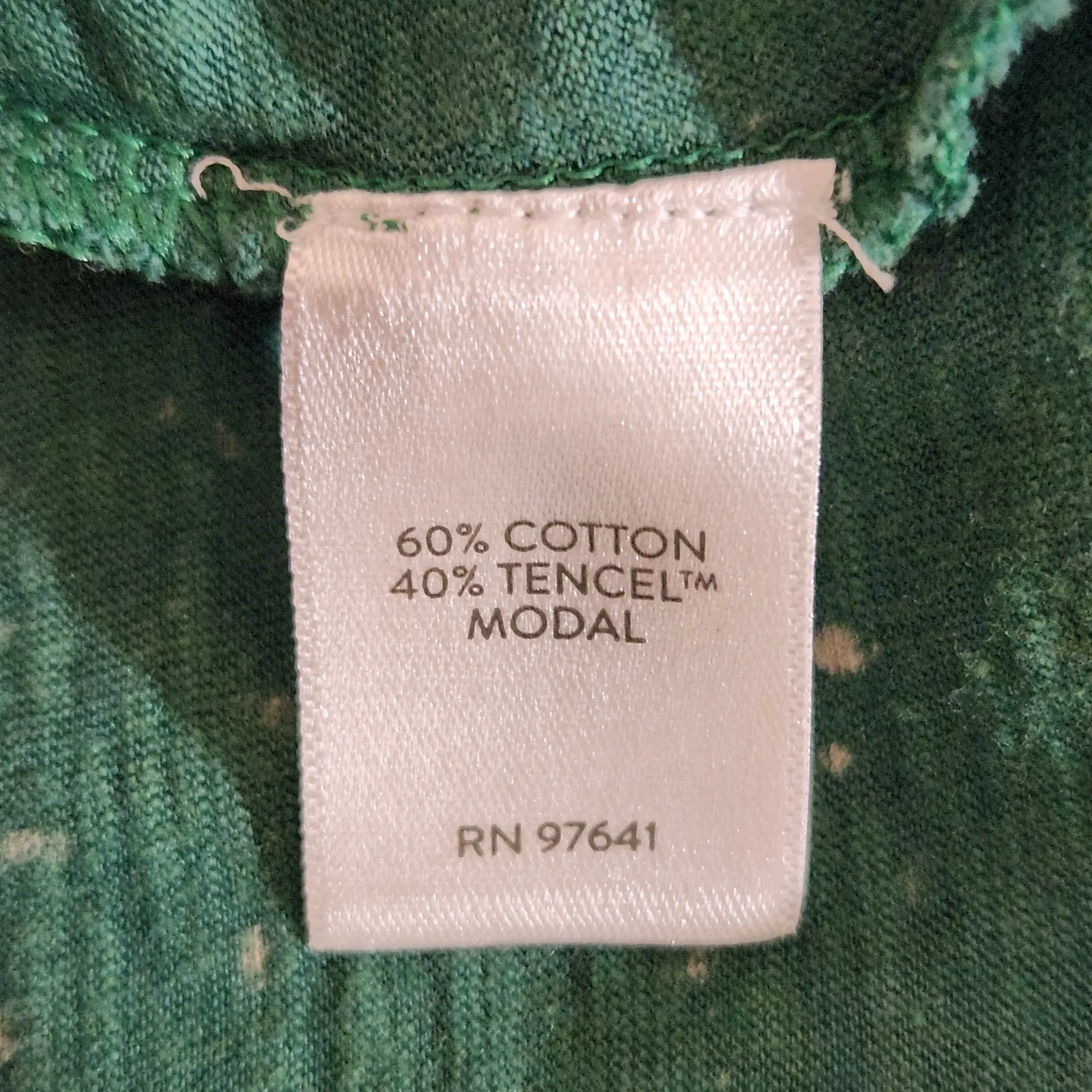 J Jill Green Dot Print Knit Top Size Small - Image 7