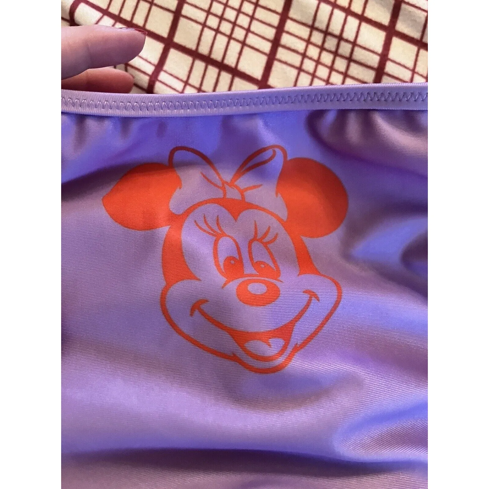 Disney Store Minnie Mouse Swimsuit One Piece Women Size 2XL Purple EUC - Image 4