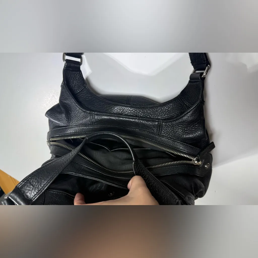 BROOK BROTHERS Elegant Black GENUINE LEATHER Women's Bag 🐑 - Image 11