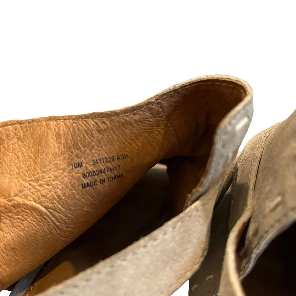 Frye Donna Suede Ash Slingback Block Heel Sandal, Sz 10 - Image 13