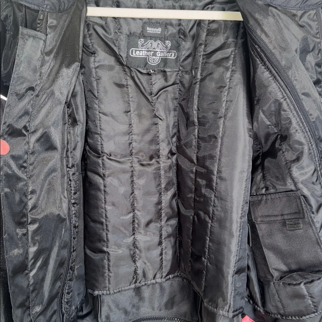 Leather Thinsulate Jacket by Leather Gallery Black Size L - Image 6