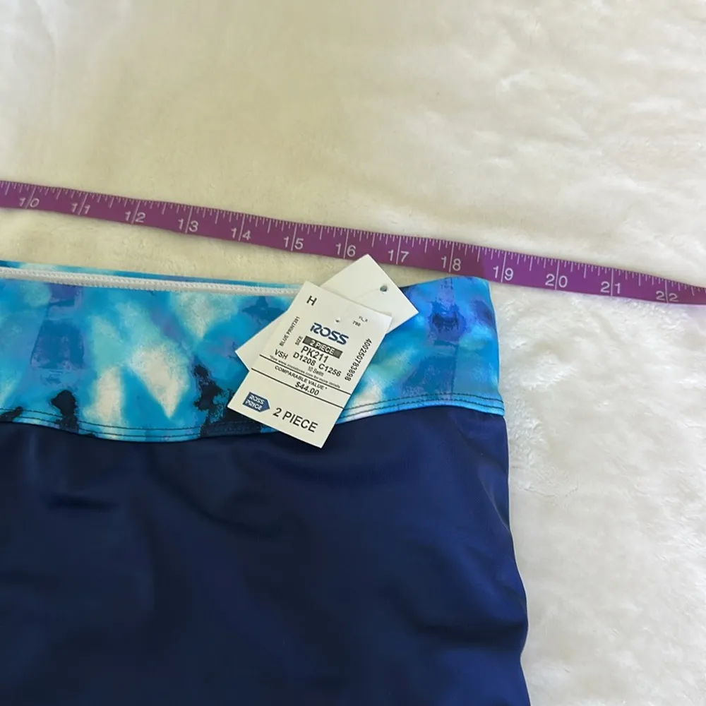 Blue Swim Shorts with Tie - Image 6