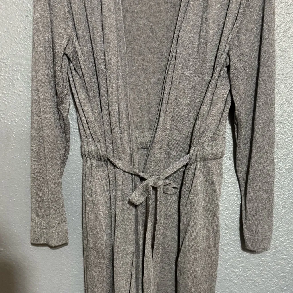 Eileen Fisher Tie Waist Simple Long
Sweater Cardigan - Image 5