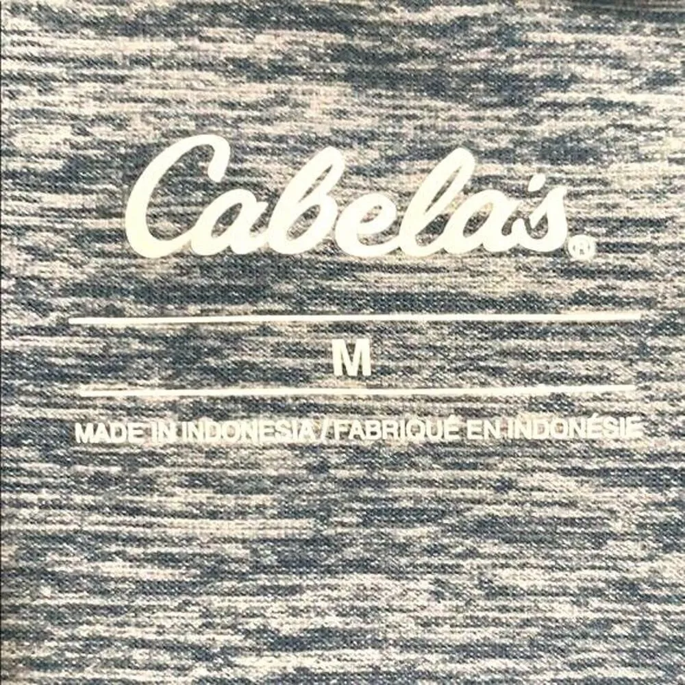 Cabelas Womens Sweatshirt Hoodie Cowl Neck Hooded Pullover Blue Gray Medium - Image 6