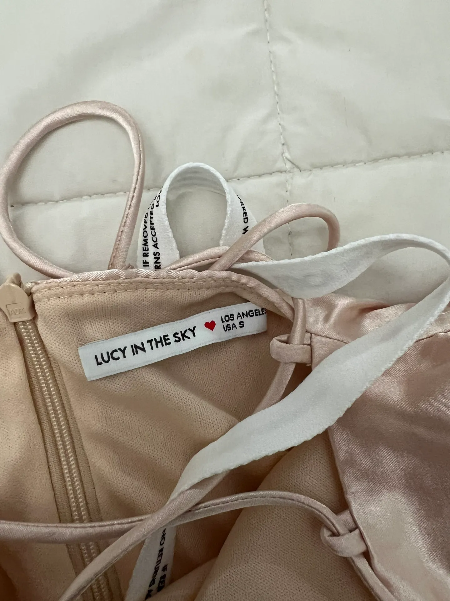 Champagne Mini Dress - Image 3