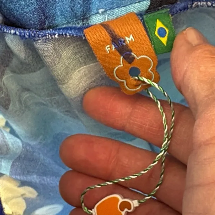 EUC Anthropologie Farm Rio Tropical Floral Maxi Dress Size Small - Image 8