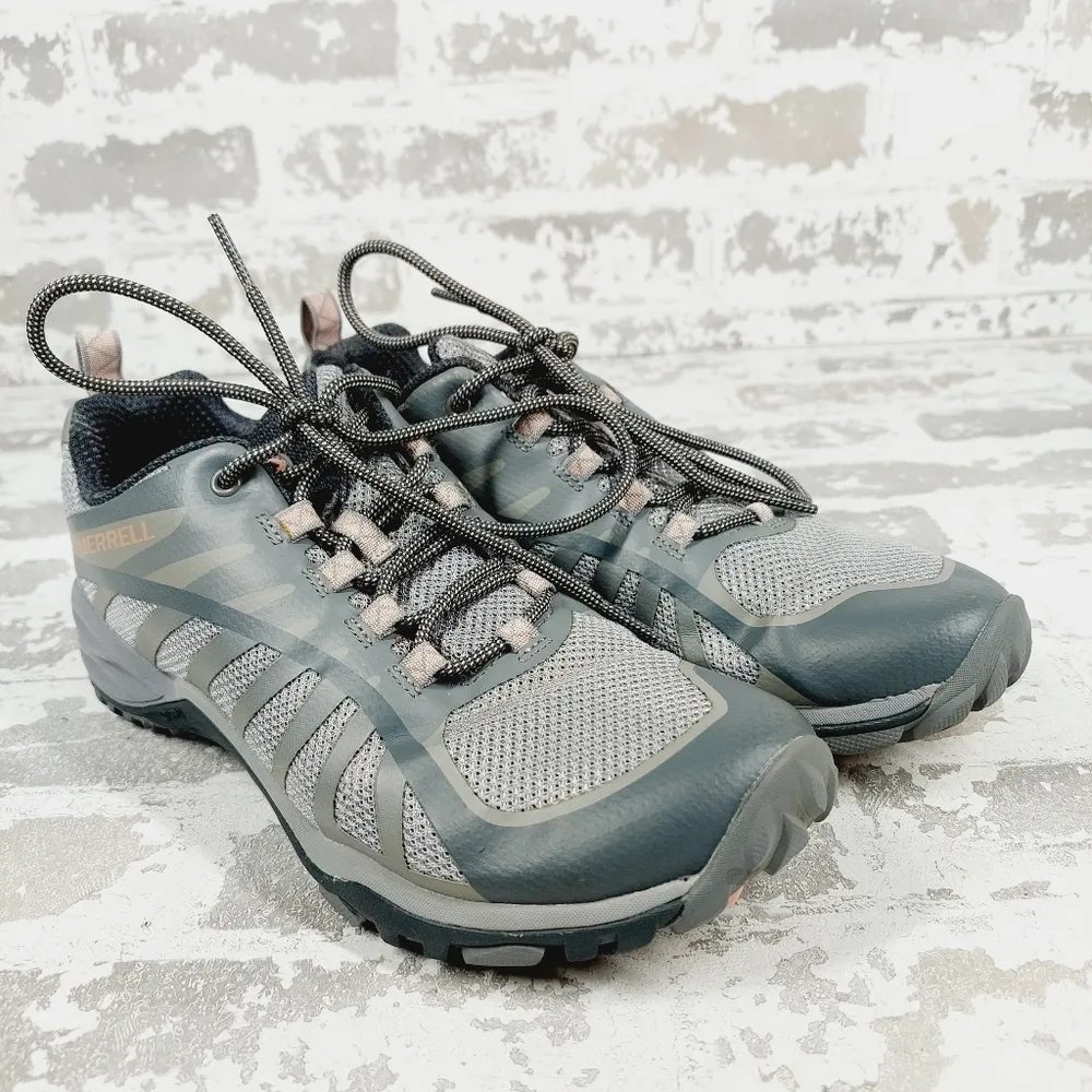 Merrell Gray Hiking Breathable walking running climbing athletic sneakers - Image 4