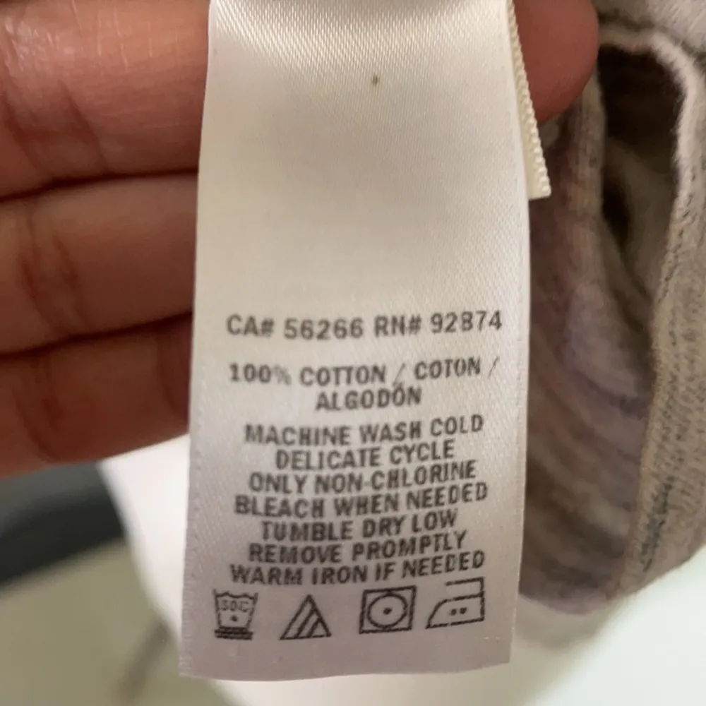 Splendid Star Print Gray V Neck Tee T Shirt XS - Image 7