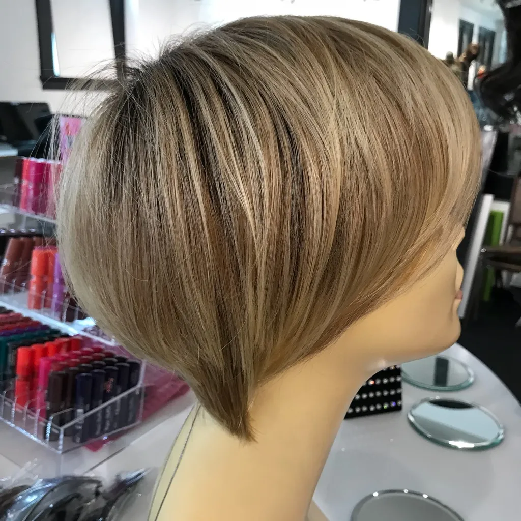 Mother’s Day short Pixie blonde human hair Blende - Image 3