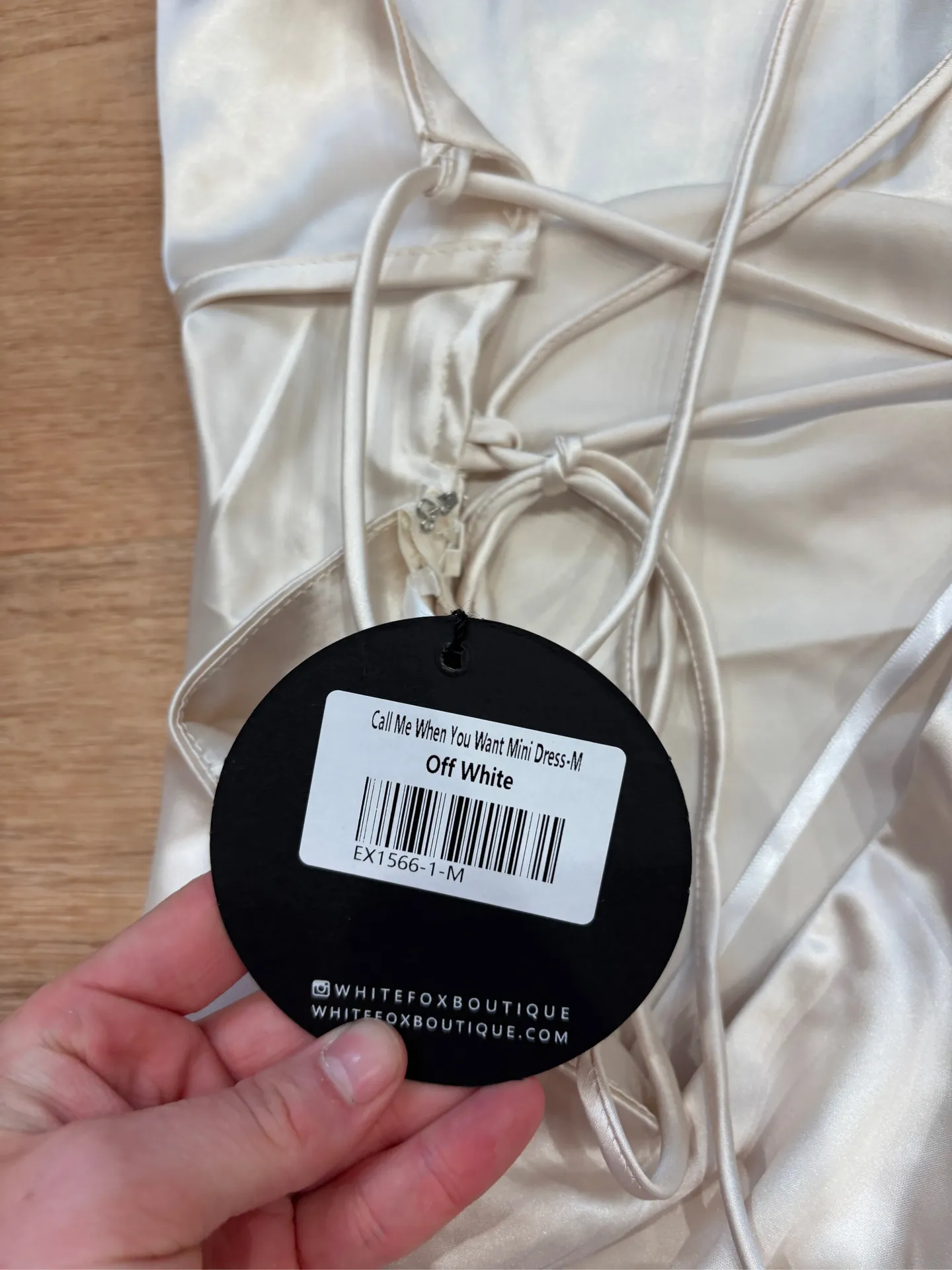 White Fox Tan Dress Boutique Mini - Image 5