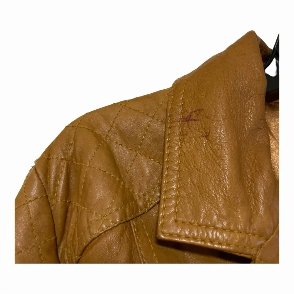 GUESS LOS ANGELES
Womens Distressed Genuine, Leather Motorcycle Moto
Jacket Coat - Image 6