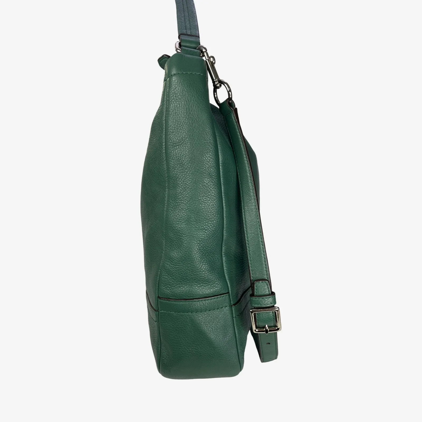 Coach Park Pebbled Leather Hobo Shoulder Crossbody Bag Pine Green F23293 - Image 11