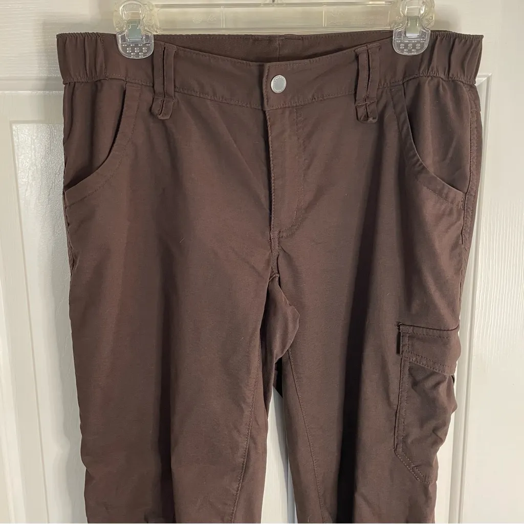 Duluth Trading Co Women's Dark Brown Cargo Pants Size 8 x 33 gorpcore utility - Image 4