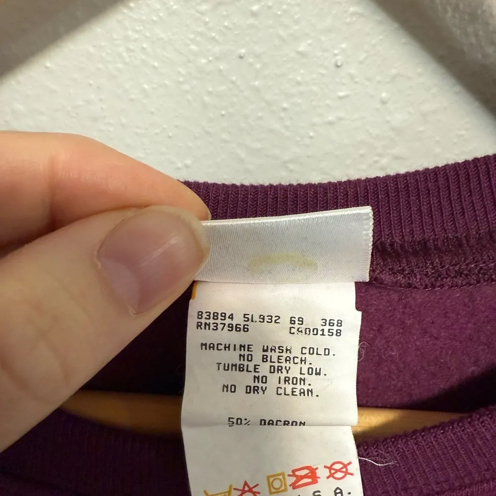 Vintage Outdoor Traditions Classic Clothing Maroon Crewneck Size Lage Red Size L - Image 5