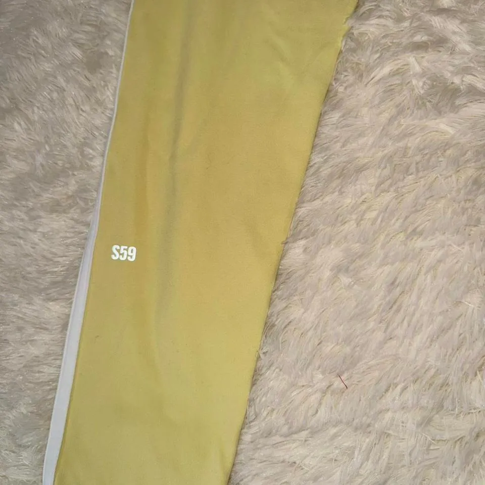 S59 Split 59 Yellow Leggings Size Large Excellent Condition - Image 4