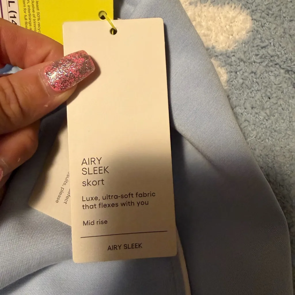 All in Motion Light Blue Mini Skirt - Image 5