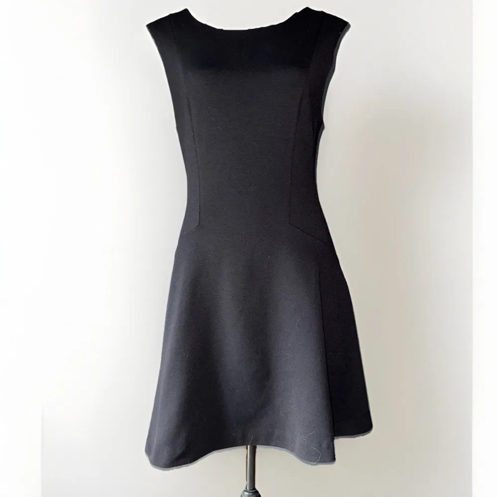 FREE PEOPLE Black Cha Cha Sleeveless Fit & Flare Dress Womens size Medium - Image 3