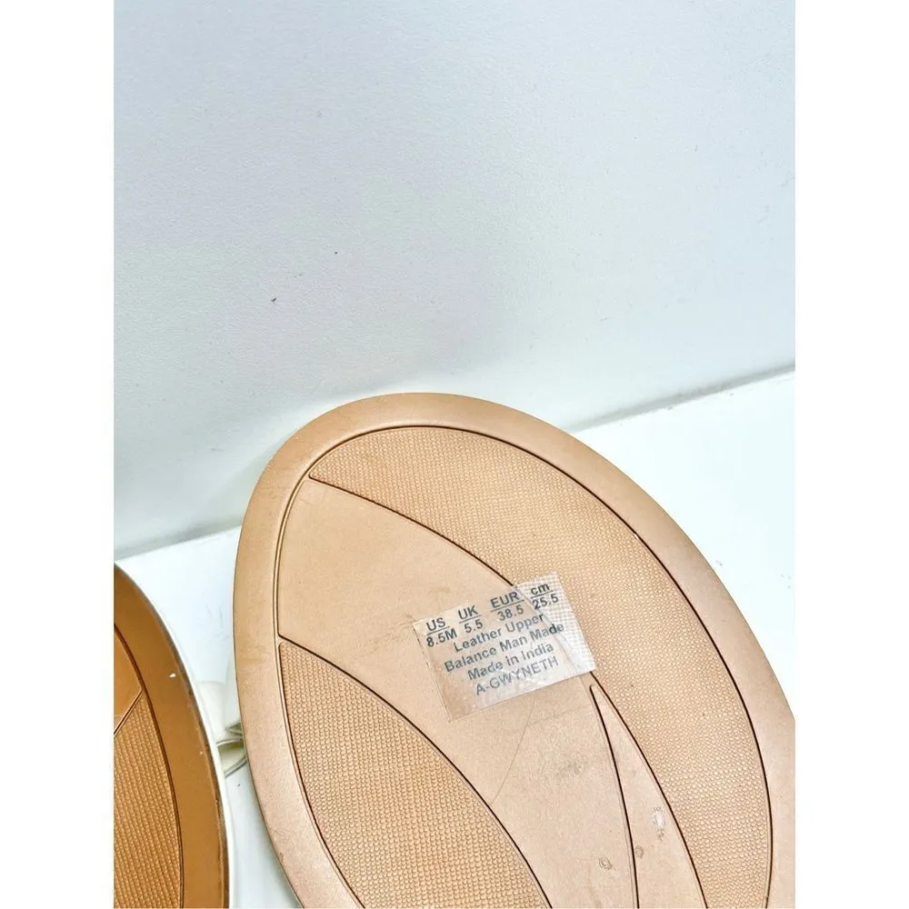 Sarto by Franco Sarto Sandals Womens Size 8.5‎ Leather Gwyneth Slip On Shoes - Image 8