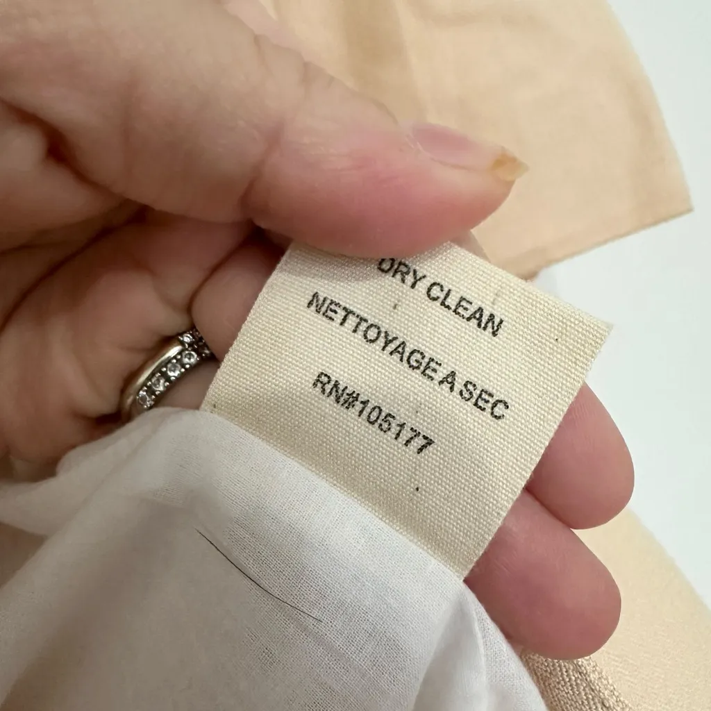 Ulla Johnson Linen Blend Blazer Size 10 minimalist single button - Image 4