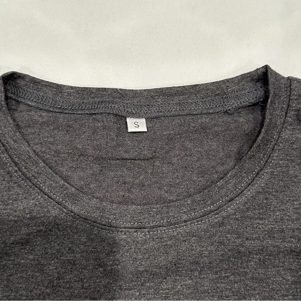 NWOT Fueled By Iced Coffee & Anxiety Grey Graphic T - Image 3