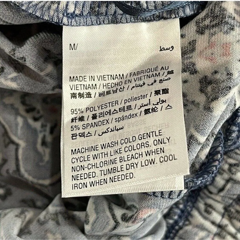 Style & Co Medium Jumpsuit Floral Surplice V-Neck Dolman Sleeve Stretch Multi - Image 8