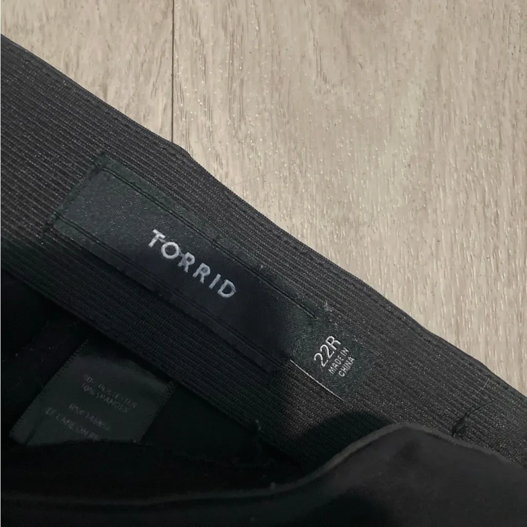 Torrid Black Wide-Leg Trousers - Image 2