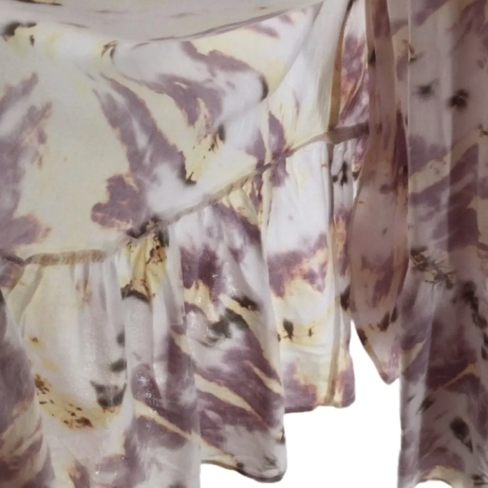 Young fabulous & broke Jillian Vneck tie-dye dress - Image 7