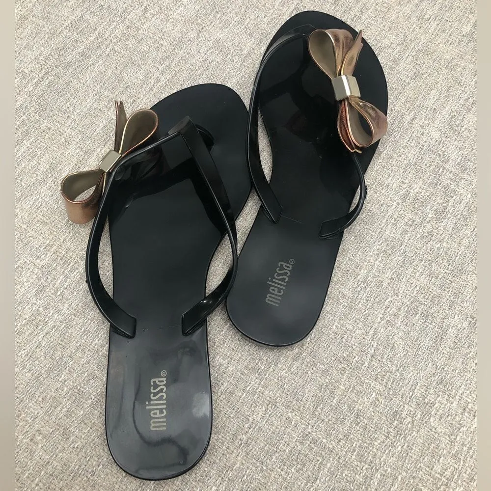 NWOT Melissa Black Jelly Sandals - Image 4