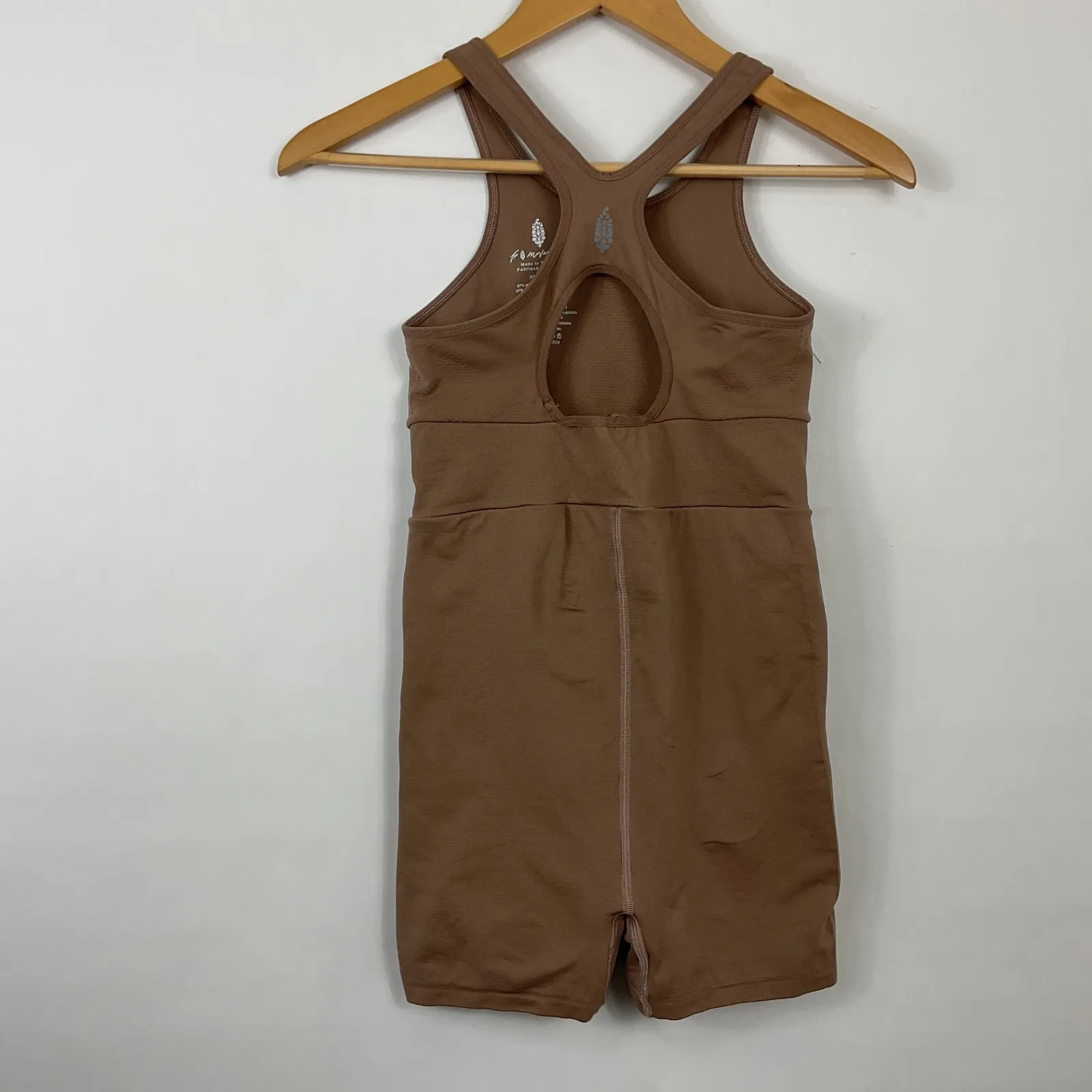 FP Movement Free People Brown Every Single Time Runsie Jumpsuit XS/S - Image 2