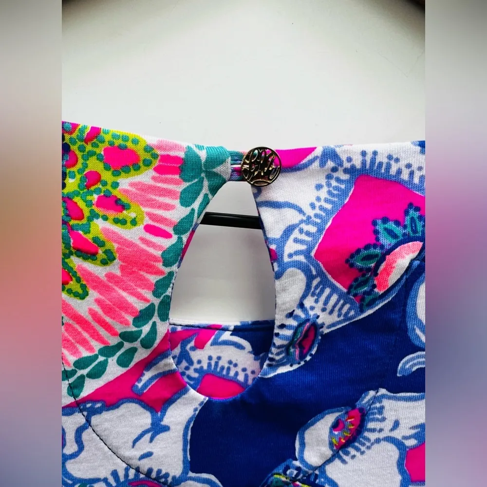 Lilly Pulitzer Bay Dress in Multi Play That Trunky Music NWT elephant XS - Image 4