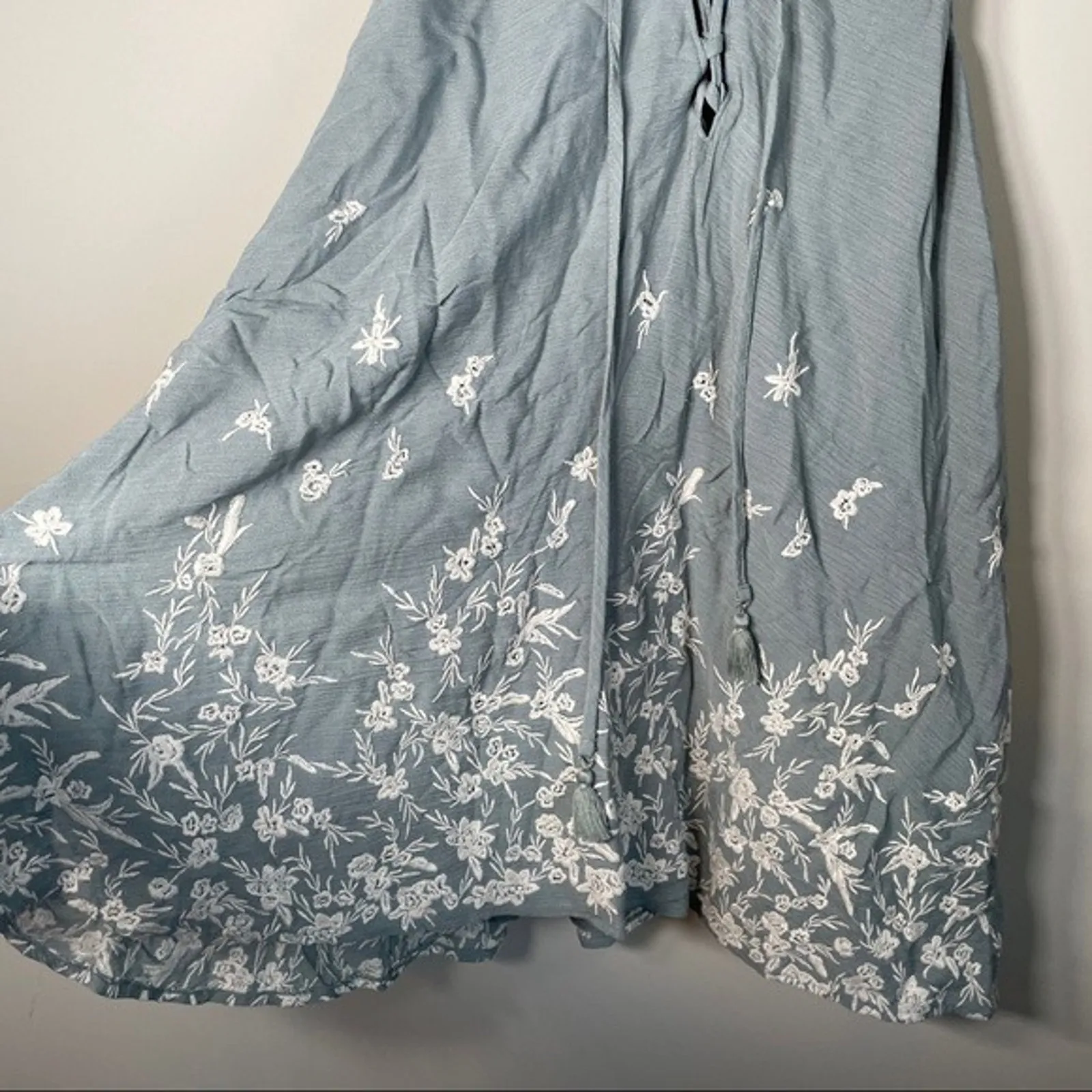 Show Me Your Mumu‎ Rancho Mirage Lace Up Dress Size L - Image 4