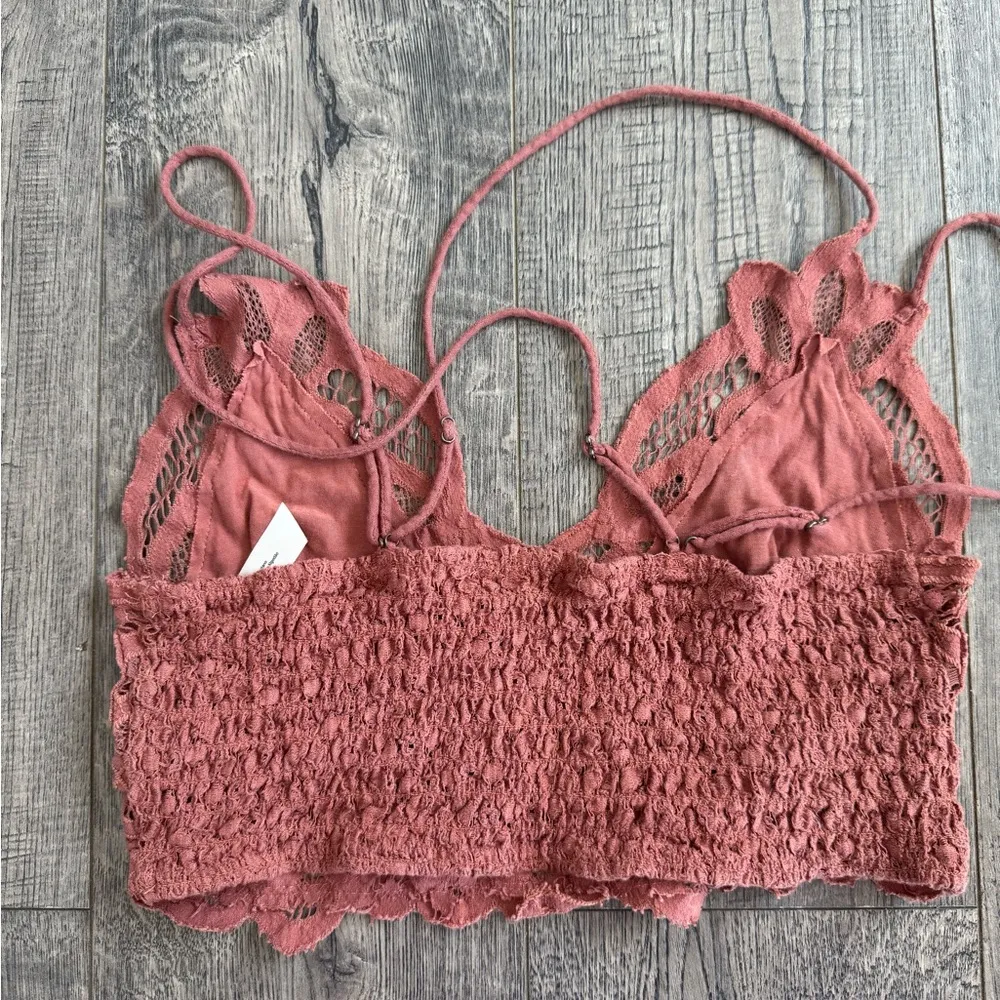 Free People Adella Lace Bralette- Copper - Image 6