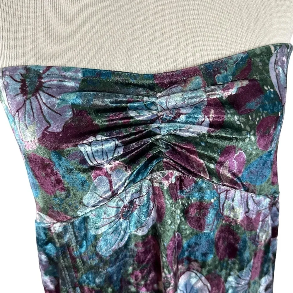 Free People Velvet Carpe Diem Convertible Maxi Skirt Size XS NEW Mermaid Fairy - Image 10