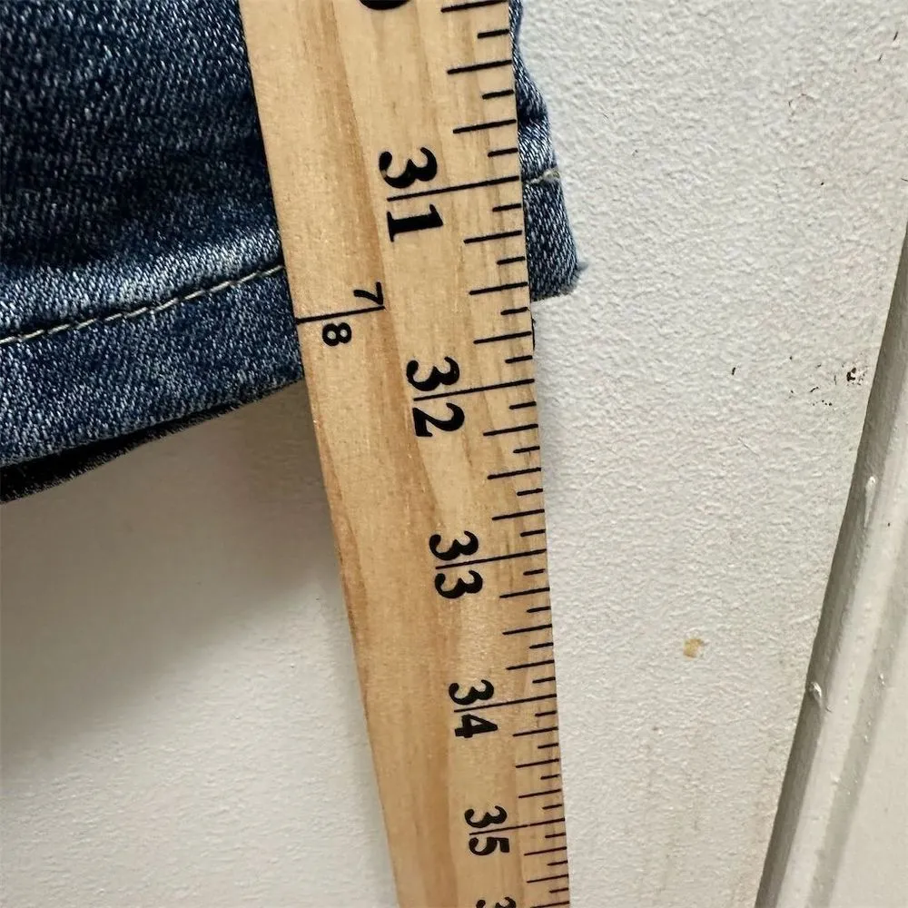 Vintage Vanilla Star V-Star Womens 11 Denim Jeans Capri Y2K‎ Grunge Skater Retro - Image 9