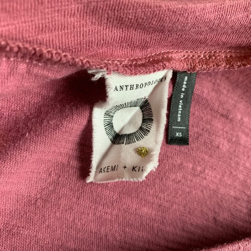 Akemi + Kin 3/4 balloon sleeve mauve crop top - Image 3