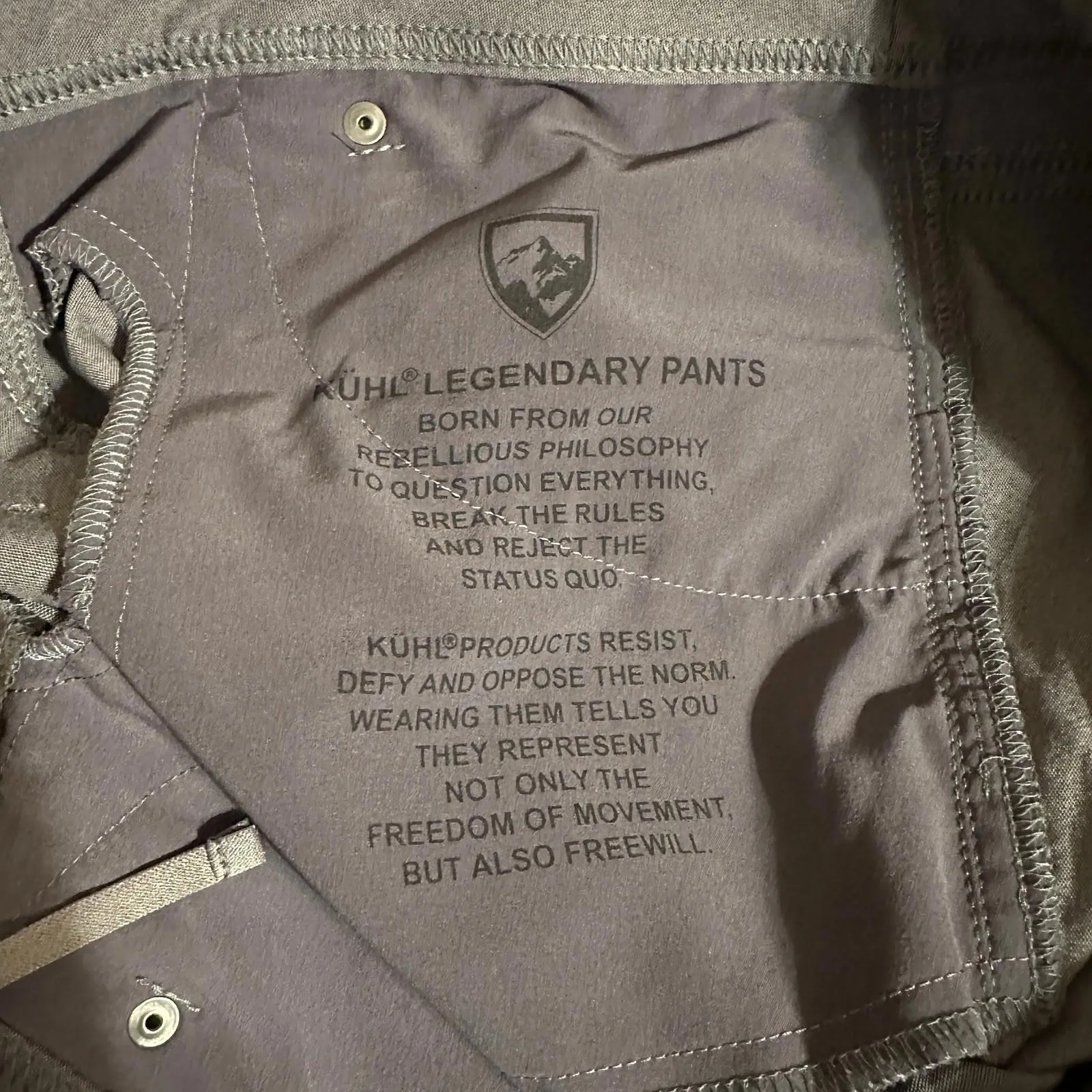 KUHL Capri Womens 2 Gray Trekr 6236 Hiking Camping Outdoors Convert To Shorts - Image 7