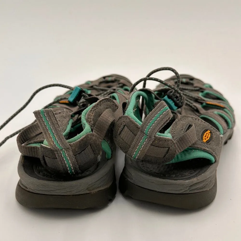 Keen Women's Whisper Grey & Mint Hiking Sandals Size 9 - Image 2